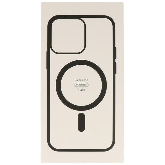 Fashion Color-Transparent Magsafe Case voor iPhone 15 Zwart
