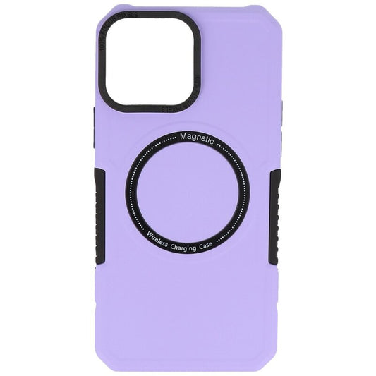 Magnetic Charging Case voor iPhone 14 Pro Purple