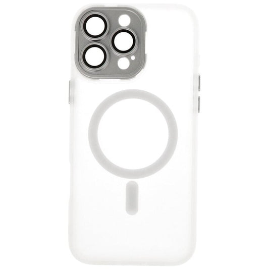 Mat-Transparent met Camera Beschermer Magsafe Case voor iPhone 14 Pro Wit