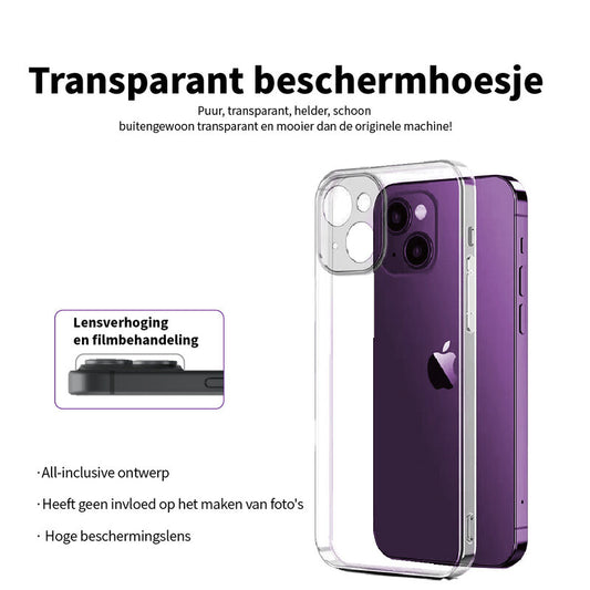Anti-Yellowing Transparent Hoesje voor iPhone 14 Pro