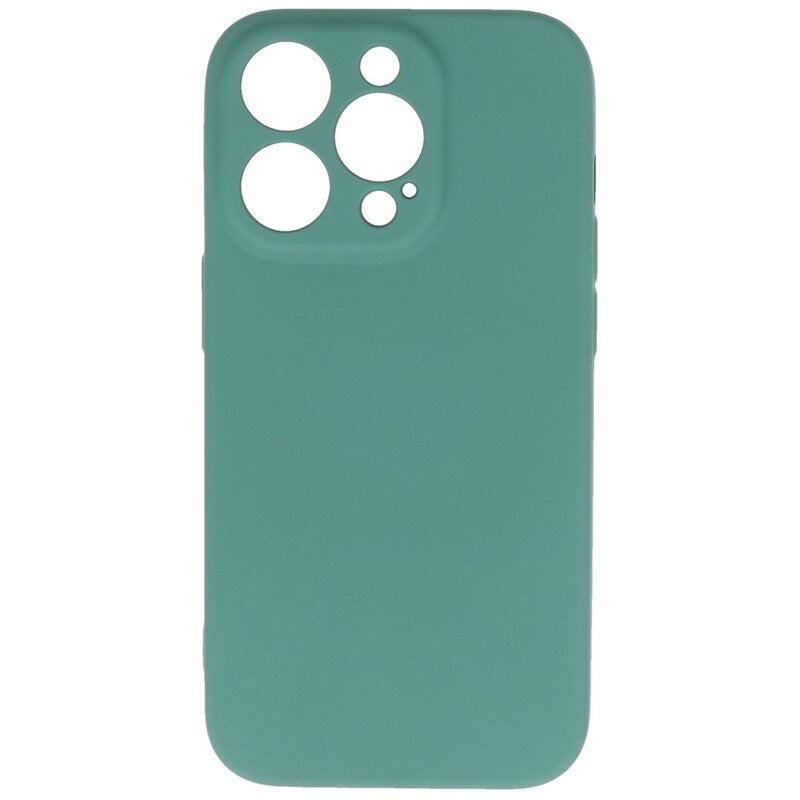 Fashion Color TPU Hoesje iPhone 14 Pro Donker Groen
