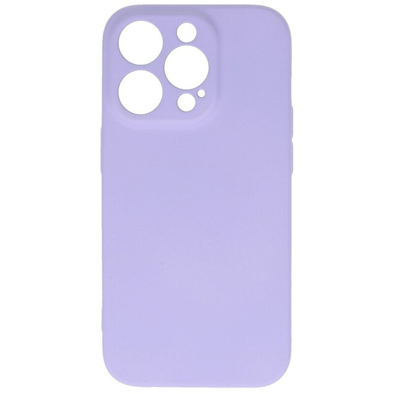 Fashion Color TPU Hoesje iPhone 14 Pro Paars