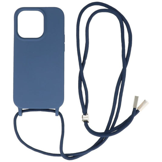 2.5 mm Hoes met Koord voor iPhone 14 Pro Navy