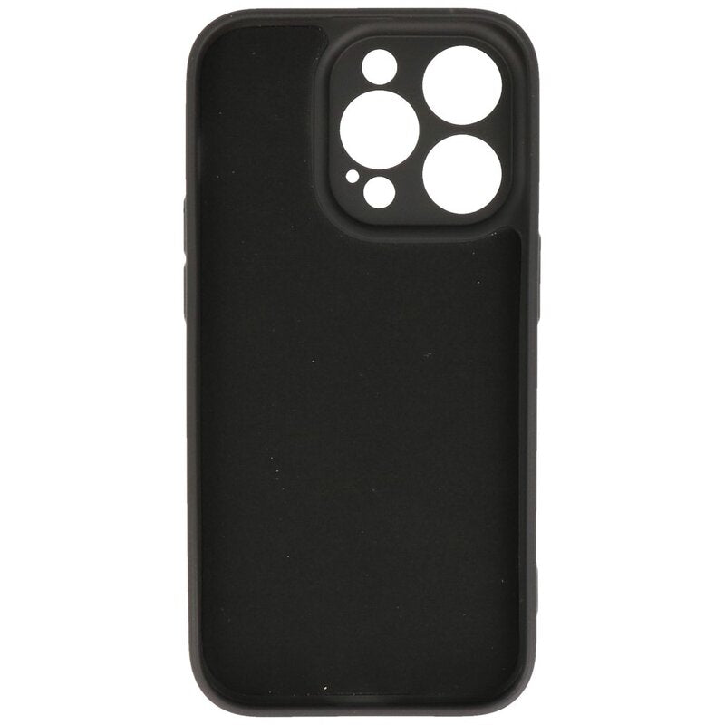 Fashion Color TPU Hoesje iPhone 14 Pro Zwart