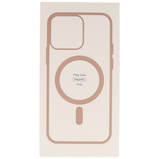 Fashion Color-Transparent Magsafe Case voor iPhone 14 Pro Roze