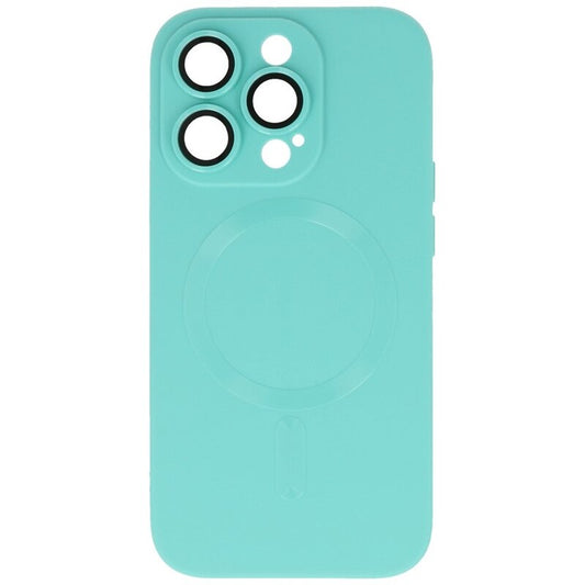 MagSafe Hoesje met Camera Beschermer voor iPhone 14 Pro Turquoise