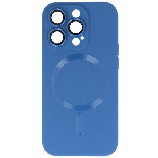 MagSafe Hoesje met Camera Beschermer voor iPhone 14 Pro Navy