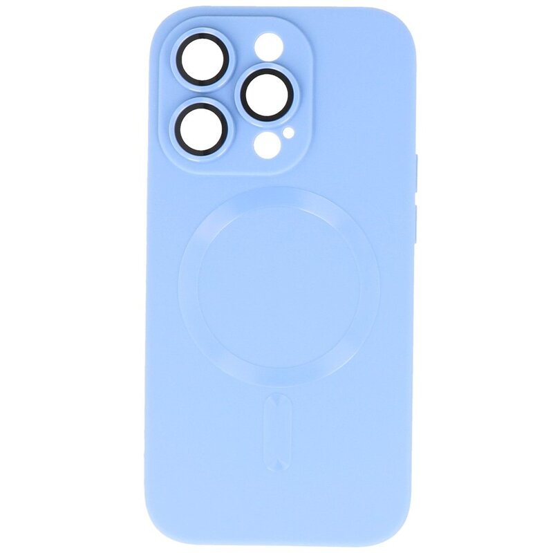 MagSafe Hoesje met Camera Beschermer voor iPhone 14 Pro Blauw