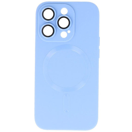MagSafe Hoesje met Camera Beschermer voor iPhone 14 Pro Blauw