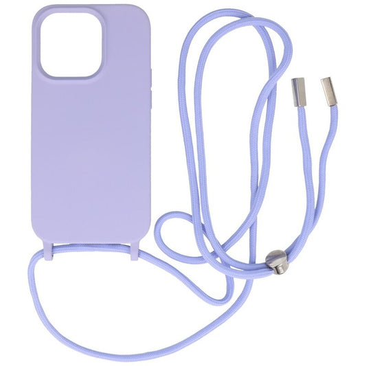 2.5 mm Hoes met Koord voor iPhone 14 Pro Paars
