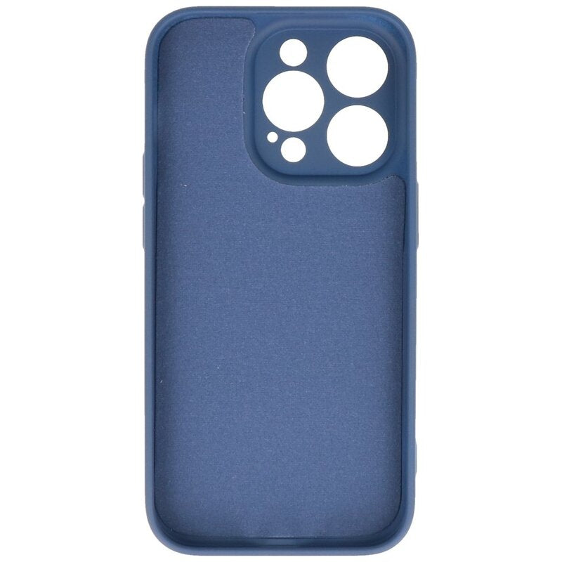 Fashion Color TPU Hoesje iPhone 14 Pro Navy