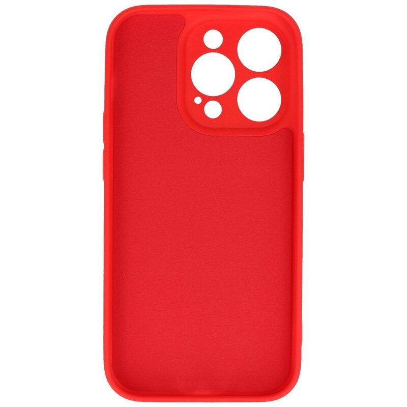 Fashion Color TPU Hoesje iPhone 14 Pro Rood