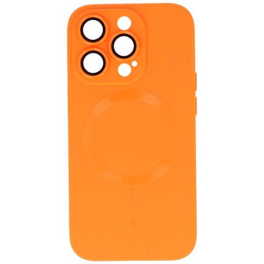 MagSafe Hoesje met Camera Beschermer voor iPhone 14 Pro Oranje
