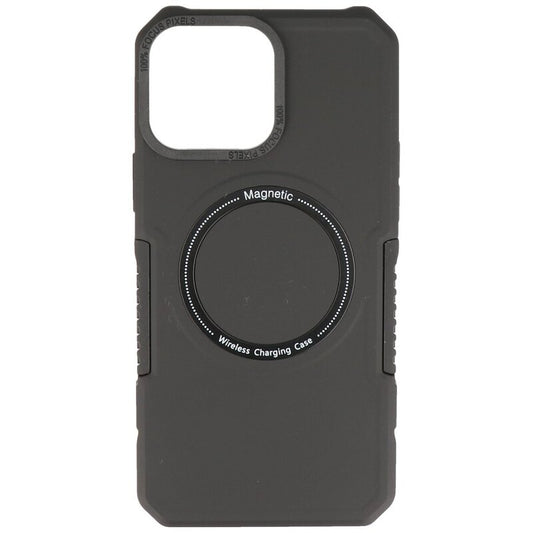 Magnetic Charging Case voor iPhone 14 Pro Zwart