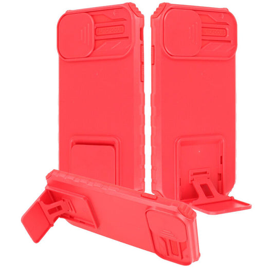Window - Stand Backcover voor iPhone 14 Pro Rood