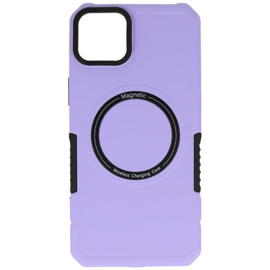 Magnetic Charging Case voor iPhone 14 Plus Purple