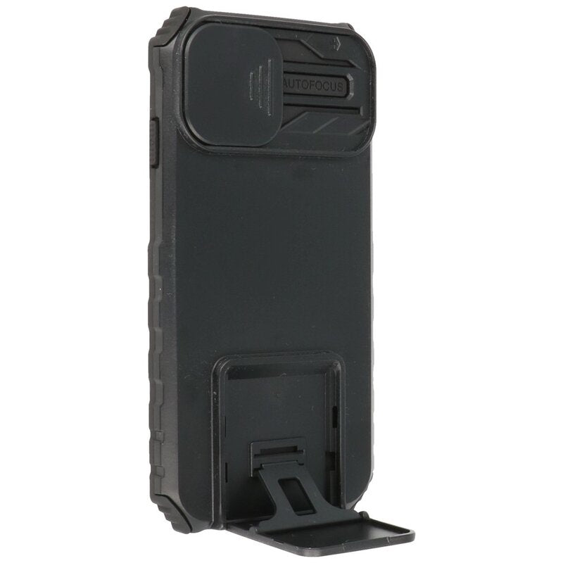 Window - Stand Backcover voor iPhone 14 Plus Zwart