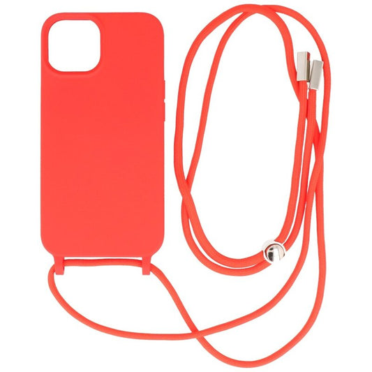 2.5 mm Hoes met Koord voor iPhone 14 Plus Rood