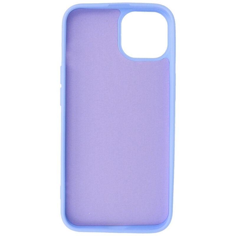 Fashion Color TPU Hoesje iPhone 14 Plus Paars