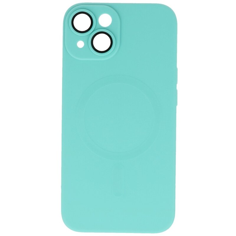 MagSafe Hoesje met Camera Beschermer voor iPhone 14 Turquoise