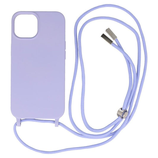 2.5 mm Hoes met Koord voor iPhone 14 Paars