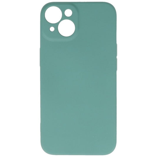 Fashion Color TPU Hoesje iPhone 14 Donker Groen