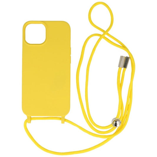 2.5 mm Hoes met Koord voor iPhone 14 Geel