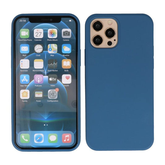Fashion Color TPU Hoesje iPhone 13 Pro Max Navy