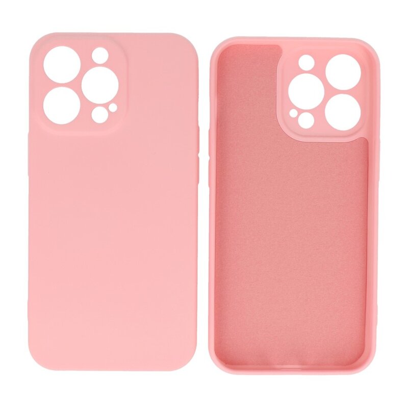 Fashion Color TPU Hoesje iPhone 13 Pro Roze
