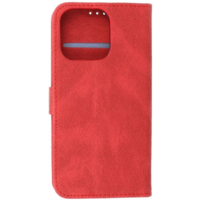 Wallet Cases Hoesje voor iPhone 13 Pro Rood
