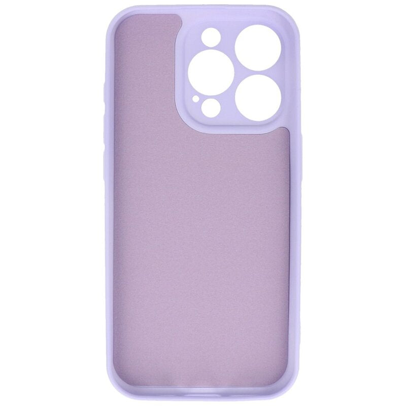 Fashion Color TPU Hoesje iPhone 13 Pro Paars