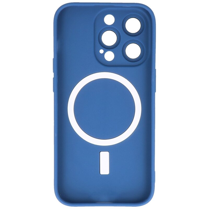 MagSafe Hoesje met Camera Beschermer voor iPhone 13 Pro Navy