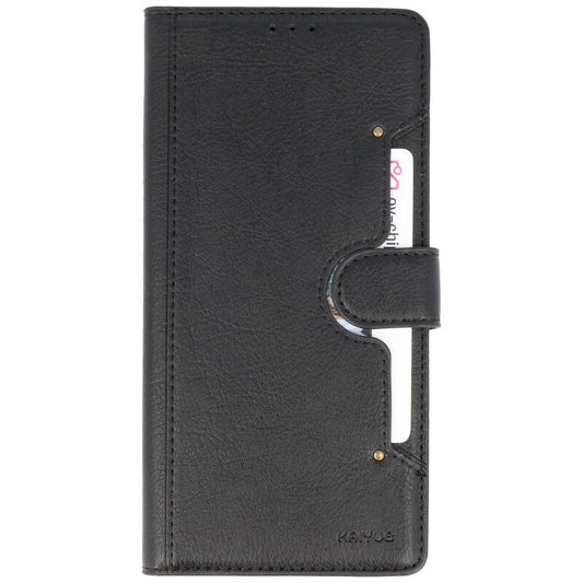 Luxe Portemonnee Hoesje voor iPhone 12 Pro Max Zwart