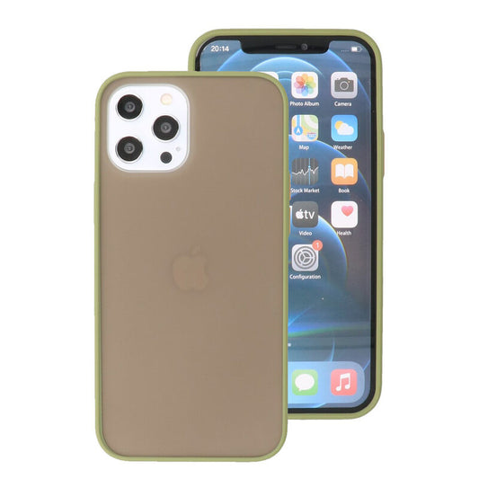 Kleurcombinatie Hard Case voor iPhone 12 Pro Max Groen