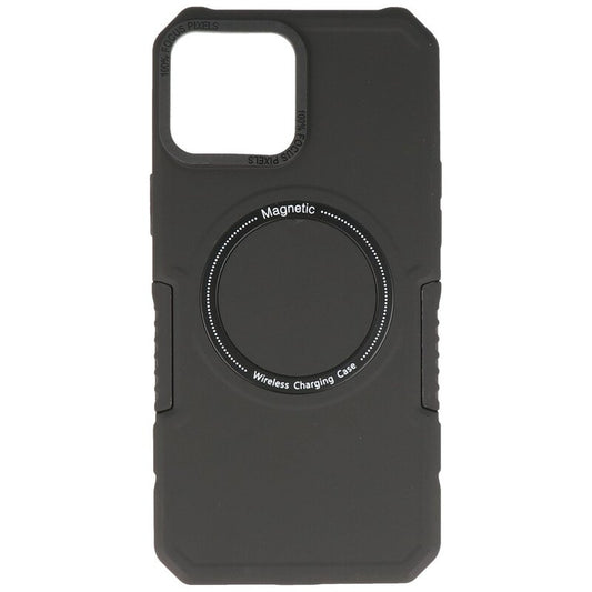 Magnetic Charging Case voor iPhone 12 Pro Max Zwart