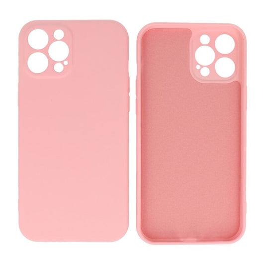 2.0mm Dikke Fashion Color TPU Hoesje voor iPhone 12 Pro Max Roze