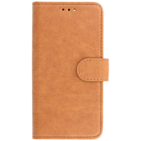 Bookstyle Wallet Cases Hoes voor iPhone 12 - 12 Pro Bruin